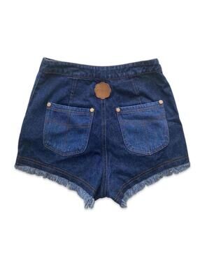Alice McCall Denim Shorts Navy